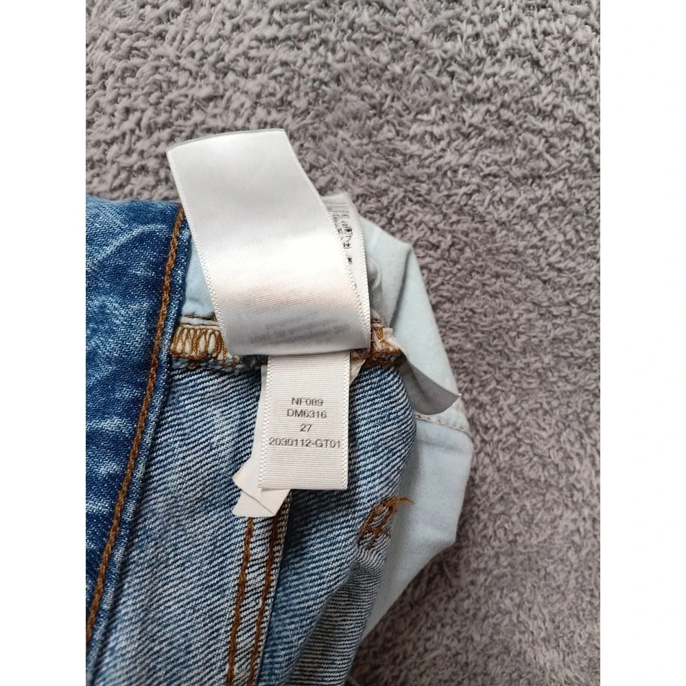 Madewell Perfect Vintage Straight Jeans Women 27 Light‎ Wash Denim